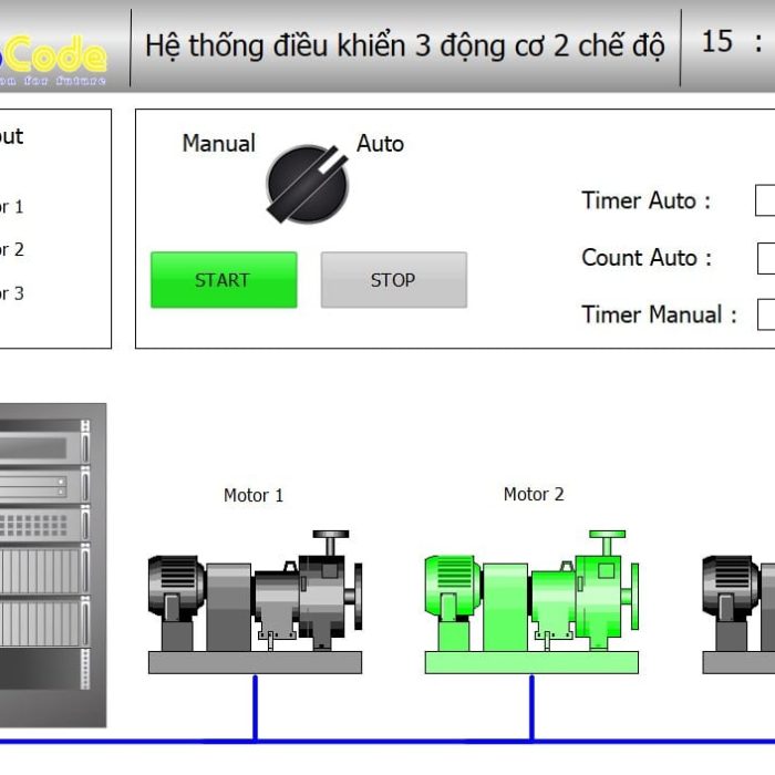 Hệ thống điều khiển 3 động cơ